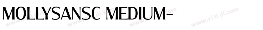 MollySansC Medium字体转换